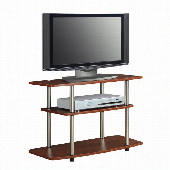 Co Nvenience Conceptsdesigns2go 3 Tier Tv Stand - Cherry