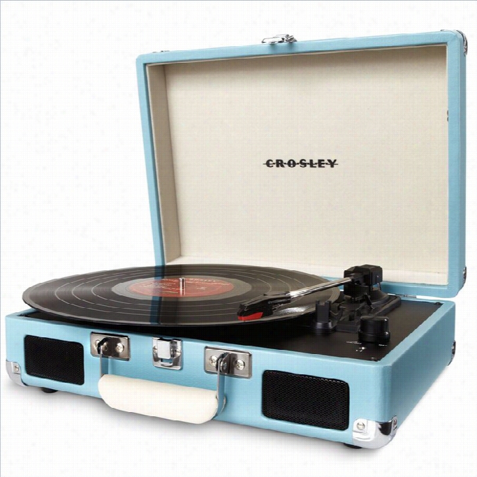 Crosley Radio Cruiser Portable Turntable In Turquoise