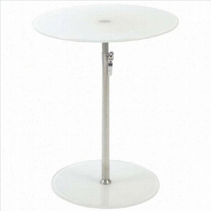 Eursyle Radinka Side Table In Golden/stainless