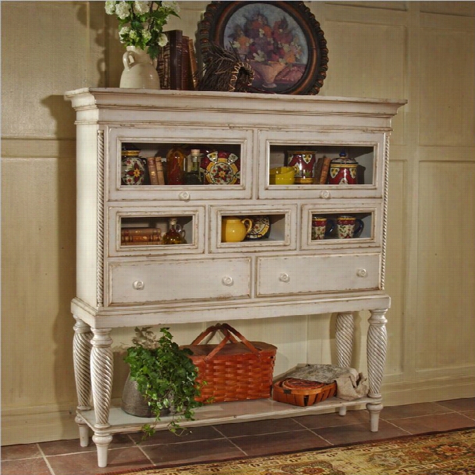 Hillsdale Wilshire White Sideboad Cabinet