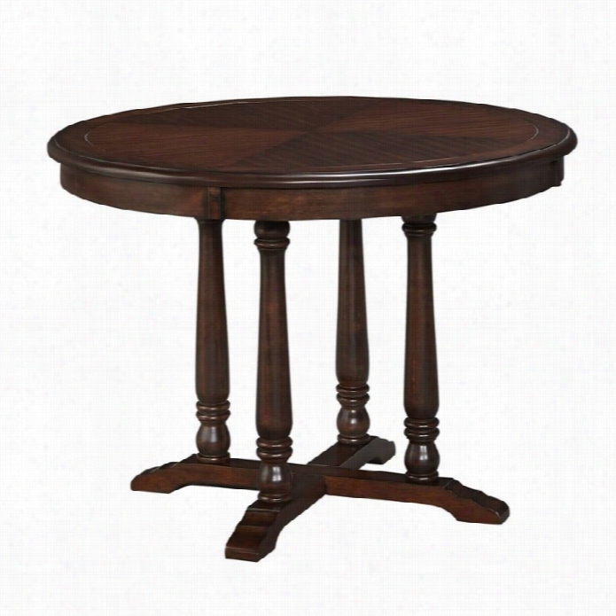 Home Styles Country Comfort Dining Table In Agedd Bourbon