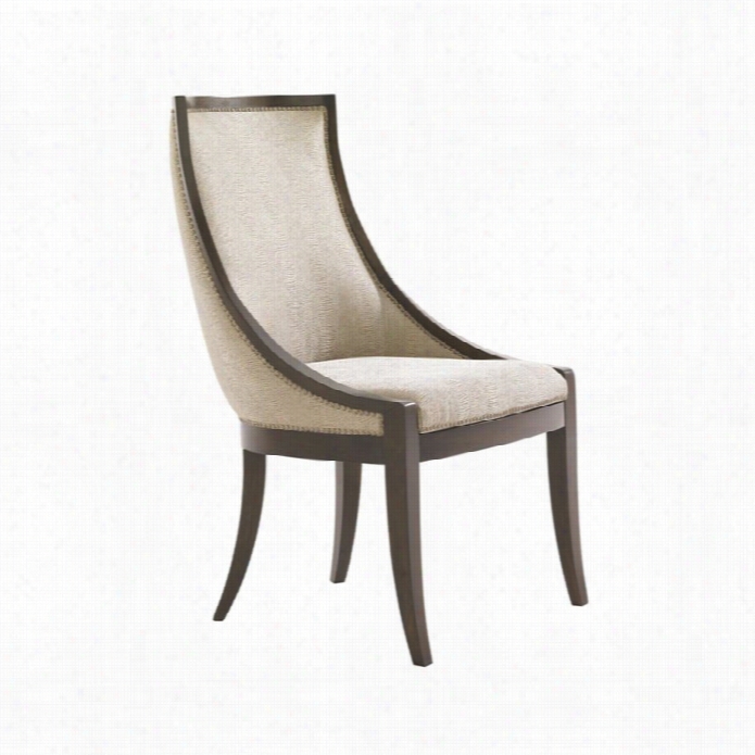 Lexington Tower Place Talbott Upholsfered Host Chair In Rose Gold