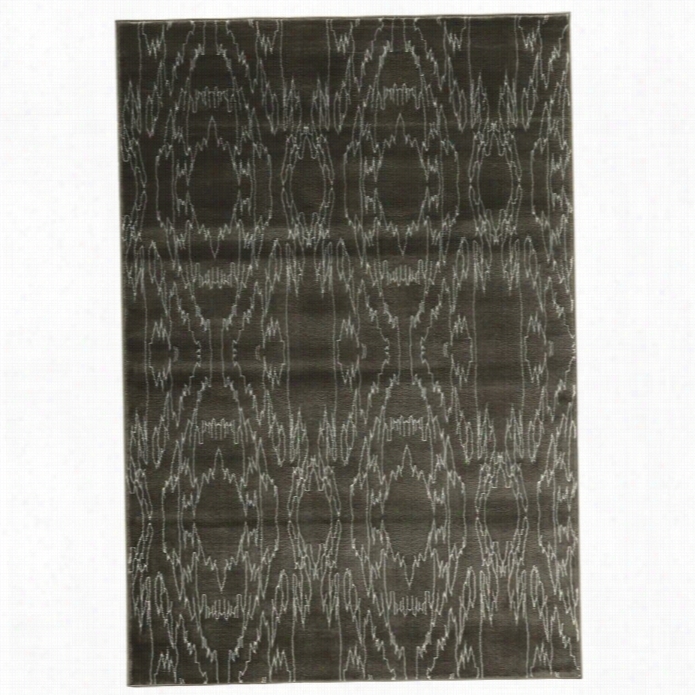 Linon Prisma Electric 2' X 3' Rug In Charcoal