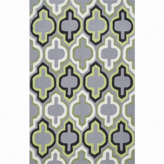 Nuloom 5' X 8' Hand Tufted Carrie Trellis Rug In Green