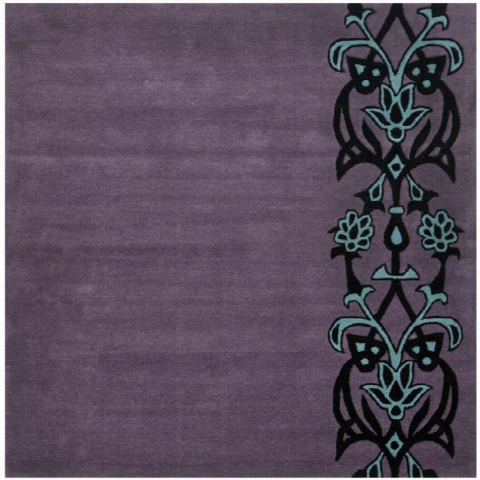 Safavieh Soho Square  Rug In Purple / Blue