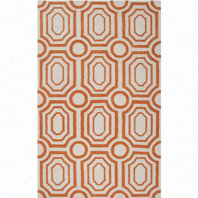 Surya Hudson Park 8' X 10' Hand Tufted Rug In Orange