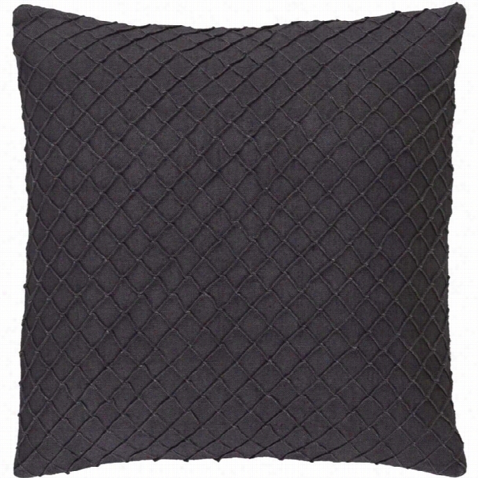 Surya Wright Down Fill 18 Square Pillow In Gray