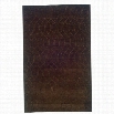 Linon Ashton 4' x 6' Hand Tufted Wool Rug in Chocolate