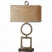 Uttermost Rashawn Metal Base Table Lamp in Coffee Bronze