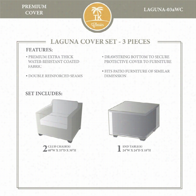 Tkc Laguna 3 Piece Winter Cover Set In Beige