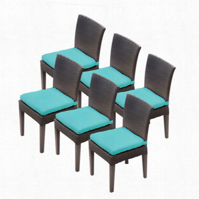 Tkc Napa Wicker Patio Dining Cahirs In Aruba (determined Of 6)