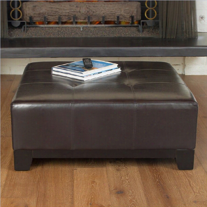 Trent Home Wells Ottoman In Brown