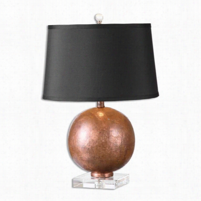 Uttermost Armel Oxidizde Copper Table Lamp