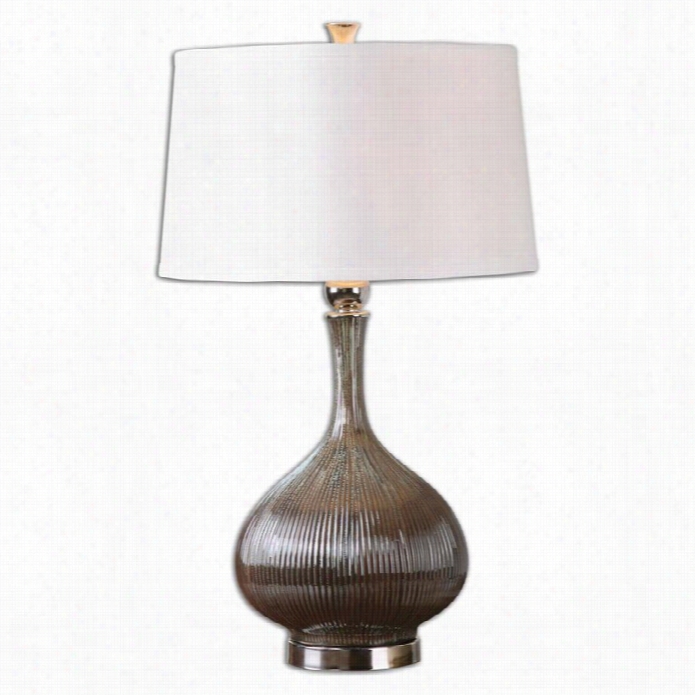 Uttermost Irpina Rust Charcoal Table Lamp