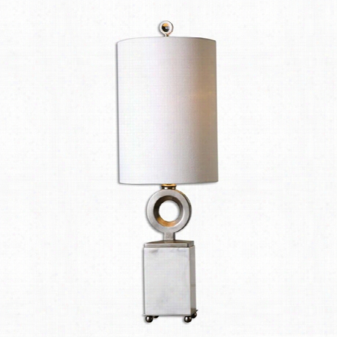 Uttermost Palos White Alabaster Buffet Lamp