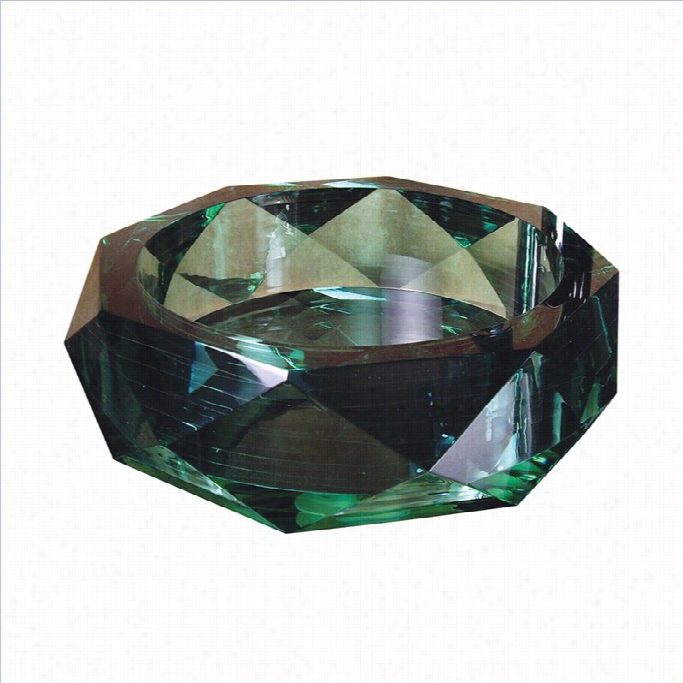 Yosemite Jade Diamond Glass Basin