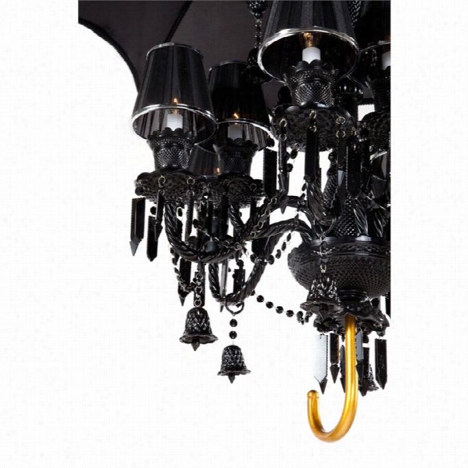 Zuosugilite Ceiling Lamp In Black