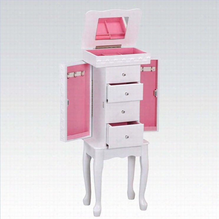 Acme Furniture Didi Jewelry Armoire In Of A ~ Color