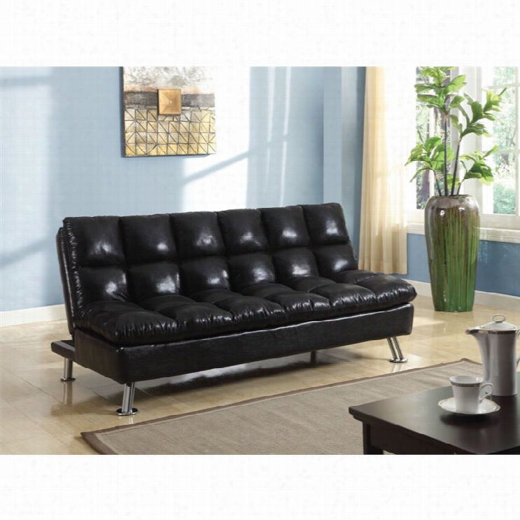 Acm Furnitur Tayyte Convertible Sofa In Black