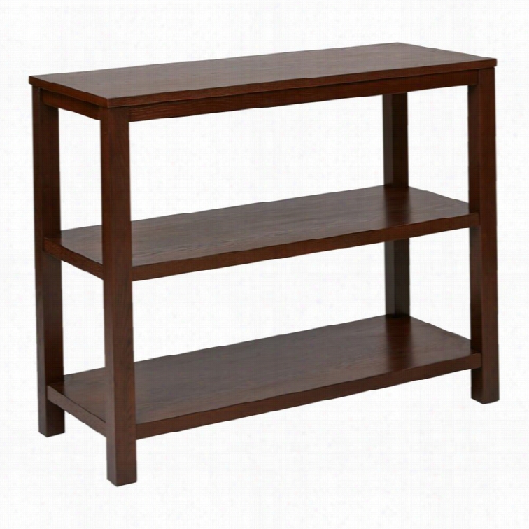 Avenue Six Merge Console Table In Mahogany