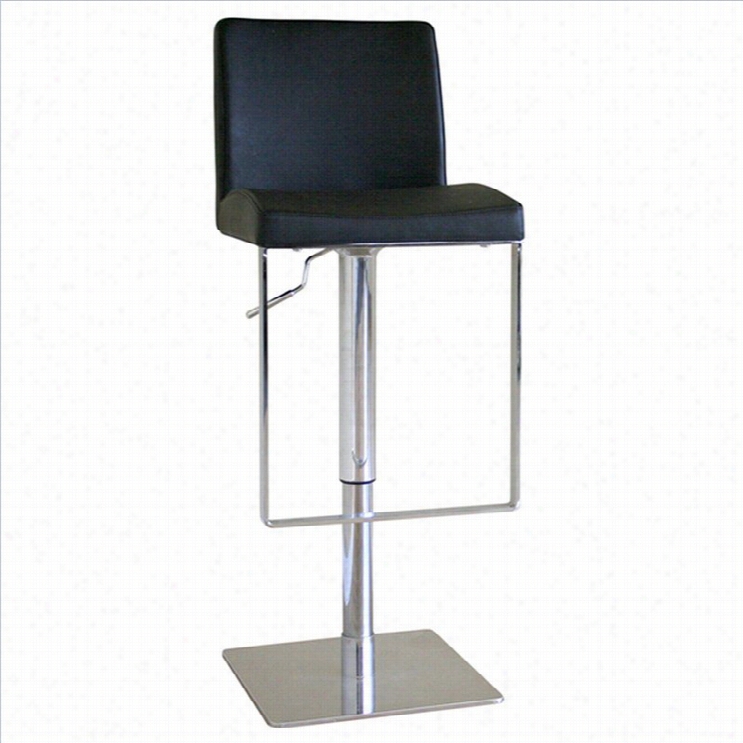 Baxton Studio Dallas Bar Stool In Black