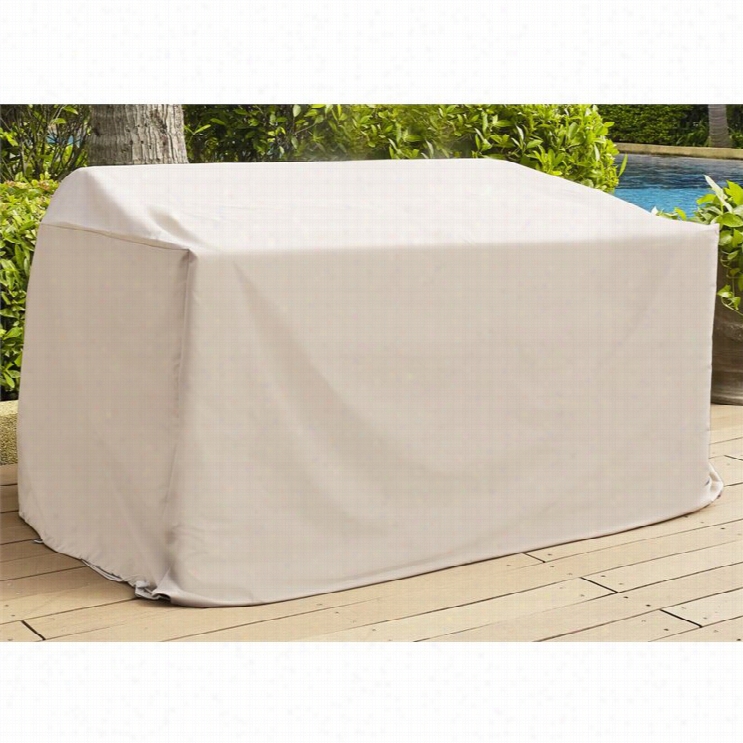 Crosley Outdoor Loveseat Furniture Cover In Cream