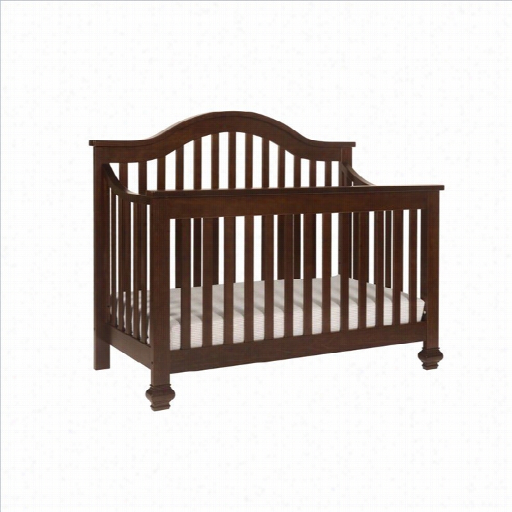 Davinci Clofer 4-in-1 Convertible Crib In Espresso With Crib Mattresz