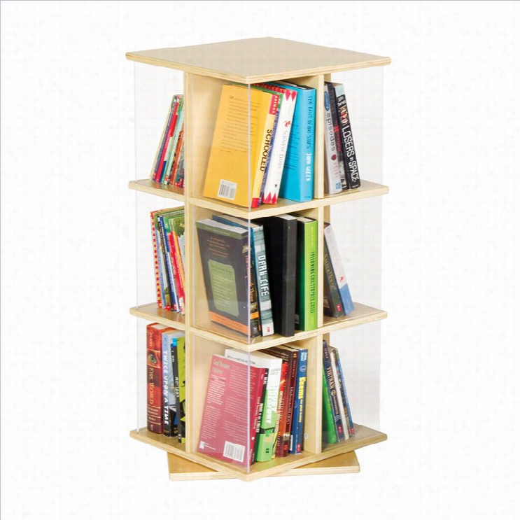 Guidecraft Rotating Book Display 3 Tier