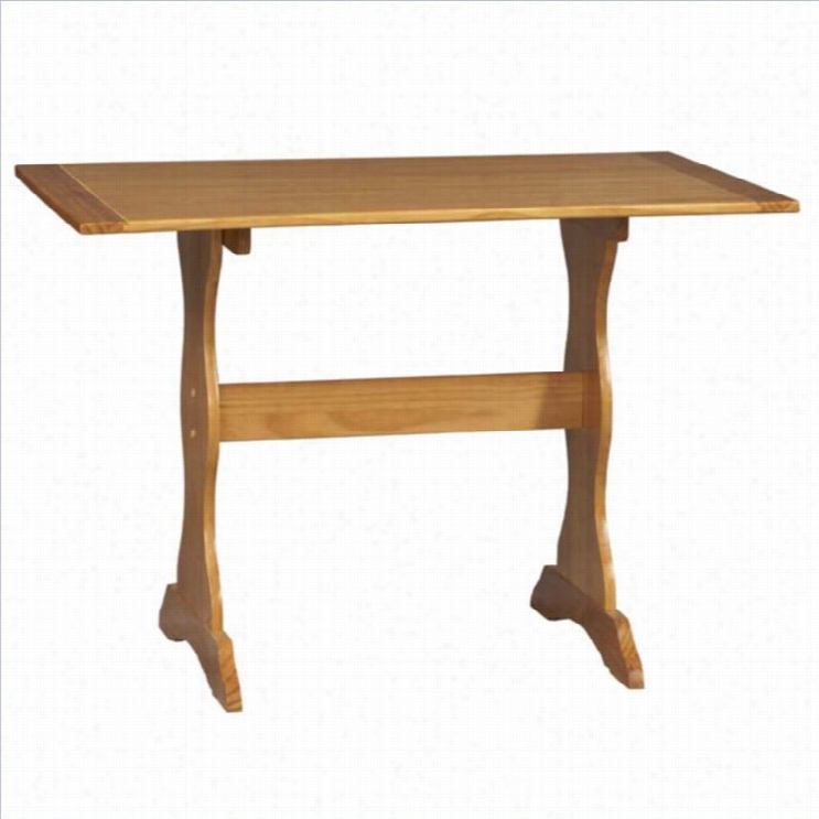 Linon Chlesea Kitchen Dining N0ok Diniing Tabl In Honey Pine