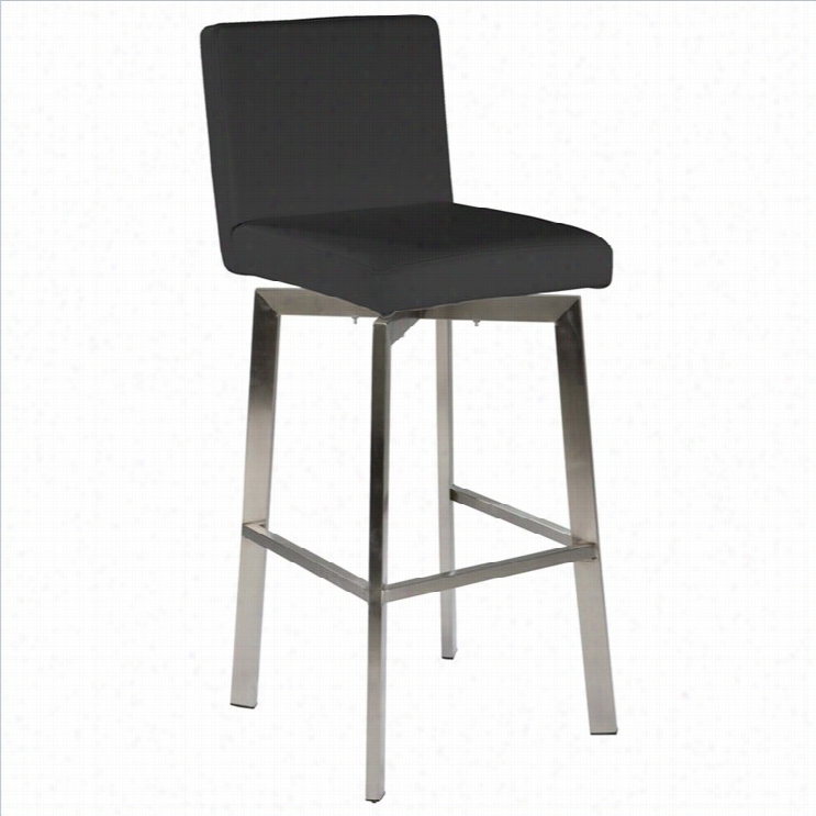 Moe's Home Collection Giro 26 Counter Stool In Black