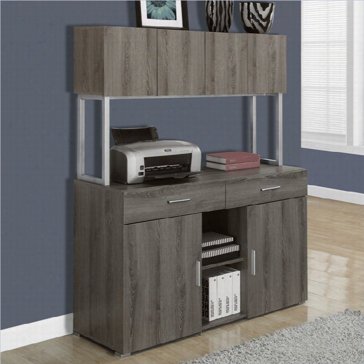 Monarch 48 Office Storage Credenza Indark Taupe