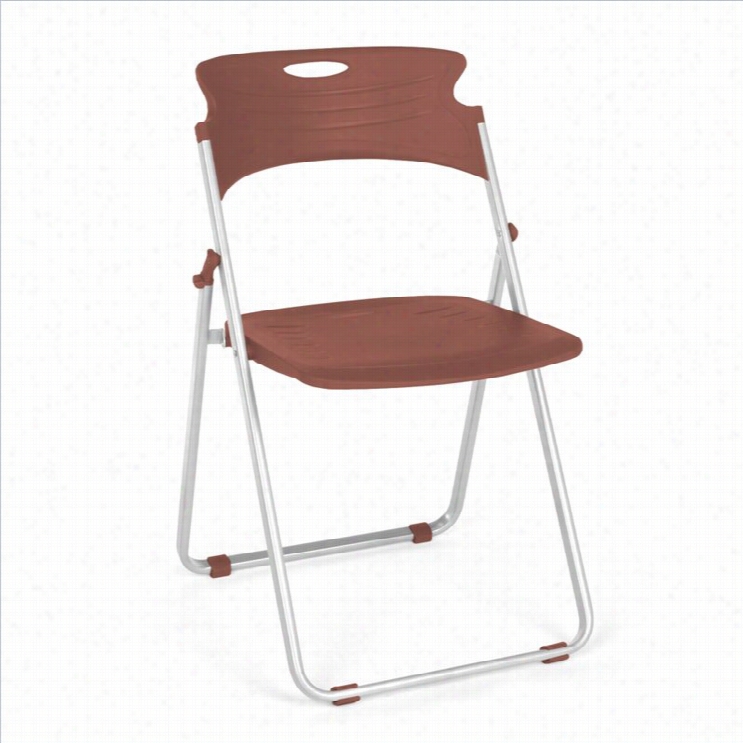 Ofm Folding Chair That Folds In Chocollate