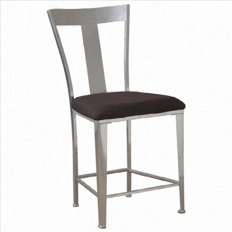 Powell Furniture 24 Counter Stool In Silver