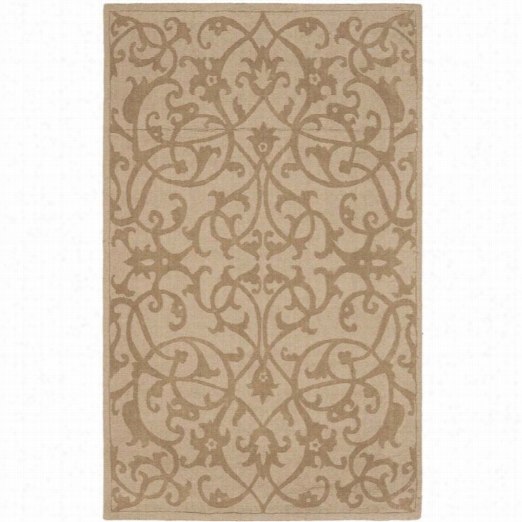 Safavieh Impressions Light Brown Contemporary Rug - 6' X 9'