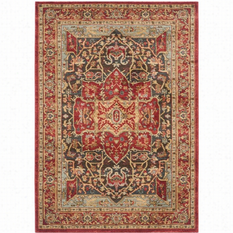 Safavieh Mahal Red Traditional Rug - 4' X 5'7