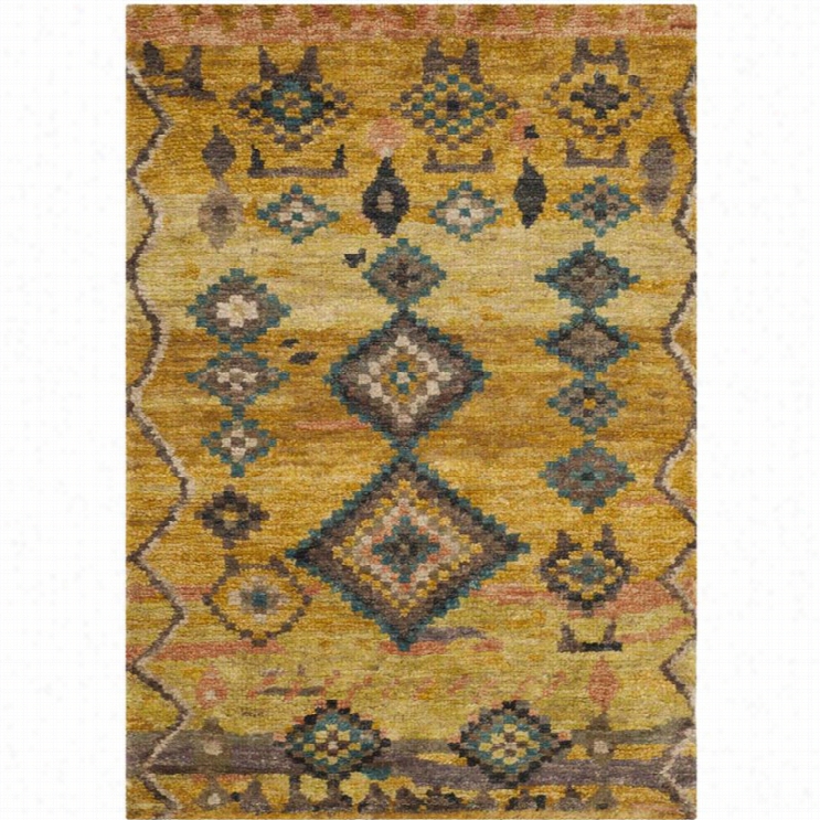 Safaveh Tangier Gold Area  Rug - 8' X 10'