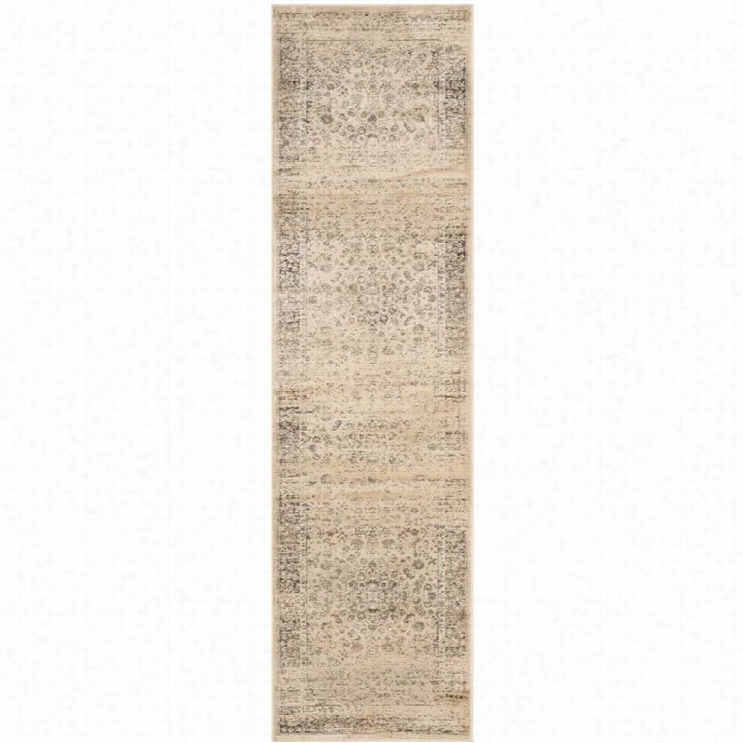 Safavieh Vintage Warm Beige Traditional Rug - Runner 2'2 X 9'