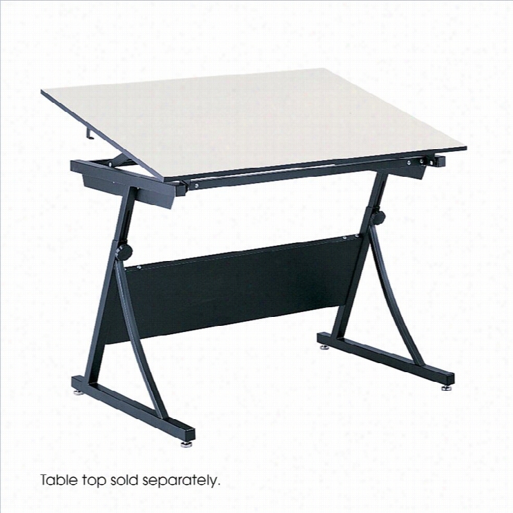 Safco Planmaster Height-adjustable Drafting Table Base