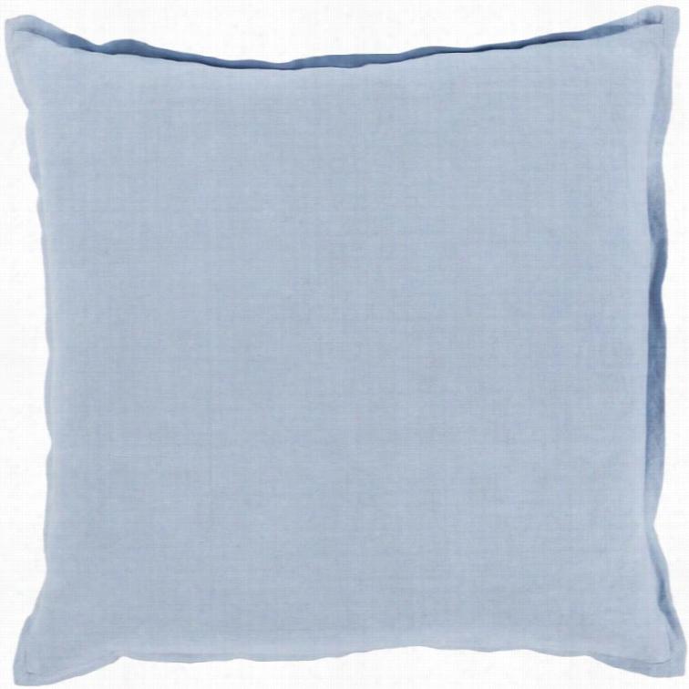 Surya Orian Na Down  Fill 20 Square Pillow In Sky Blue