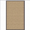 Linon Athena Cotton Rug in Sisal and Slate-1'10 x 2'10
