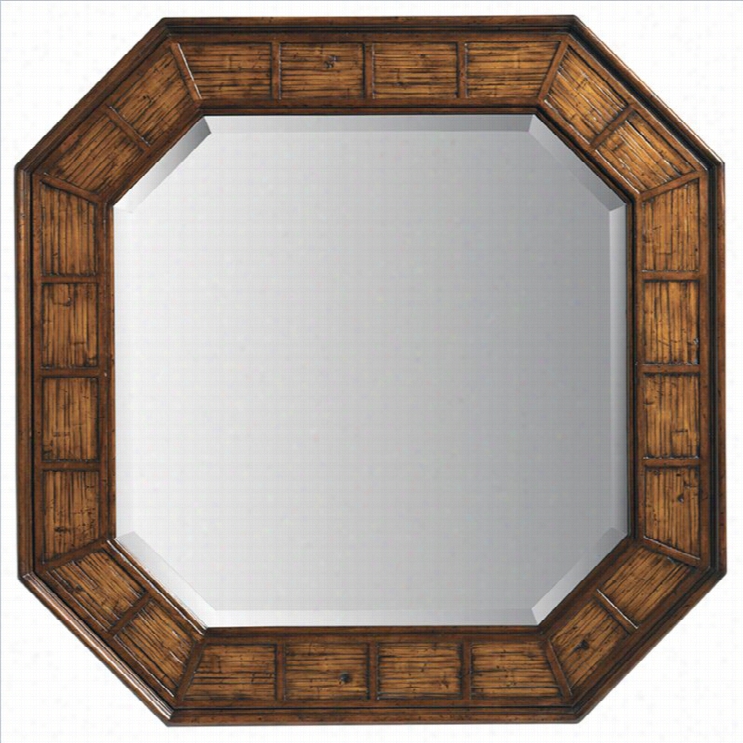 Tomy Bahama Home Landara Cape Coral Mirror In Rich Tobacco