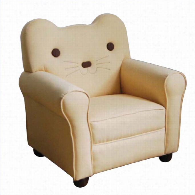 Acme Furniture Kitty Youth Chair In Yellow