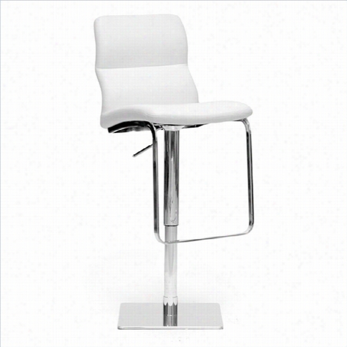 Baxton Studio Helsinki Bar Stool In Wgite