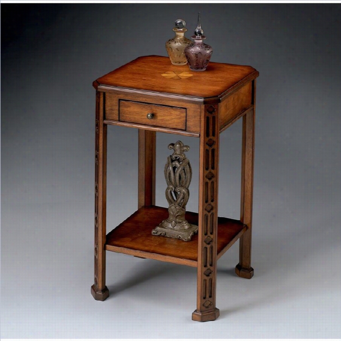 Butler Specialty Accent Table In Olive Ash Burl Finish