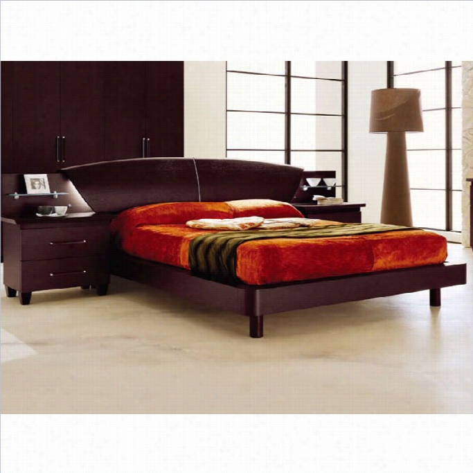 Camekgroup Miss Italia Platform Bed In Matte Lacquer