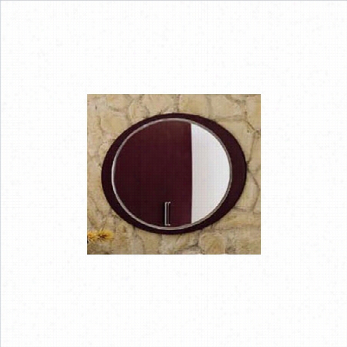 Camelgroup Miss Itali Wooden Ovall Mirror Ib Matte Lacquer