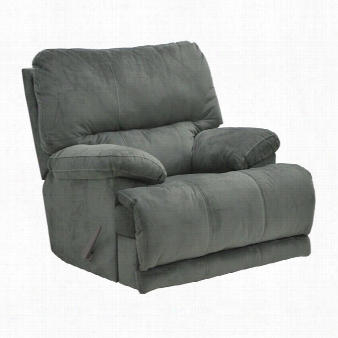 Catnapper Riley Fabric Rocker Recliner In Charcoal