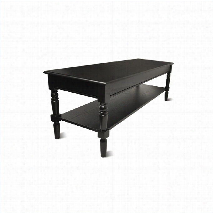Convenience Concepts French Country Codfee Table -  Black