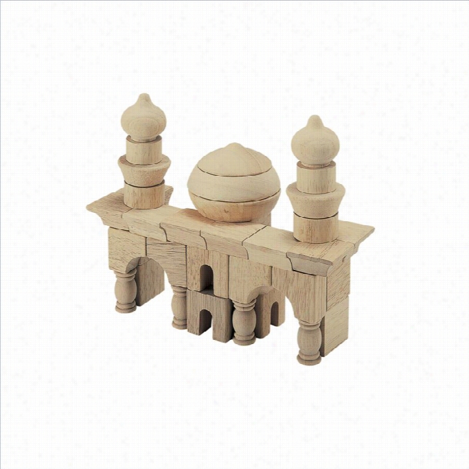 Guidecraft Hardwood Table Top Arabian Block Set