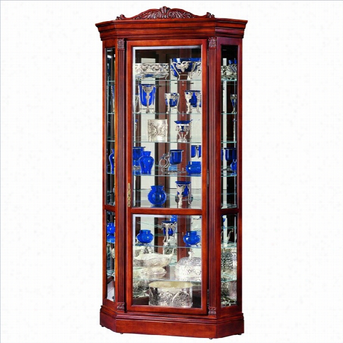 Howard Miller Emhassy Ii Corner Display Curio Closet